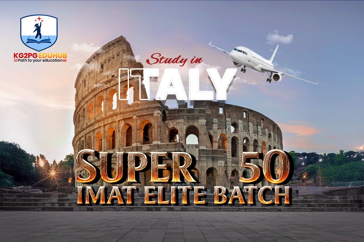 Study in Italy 2026: Crack IMAT with KG2PGeduhub Super 50 Batch